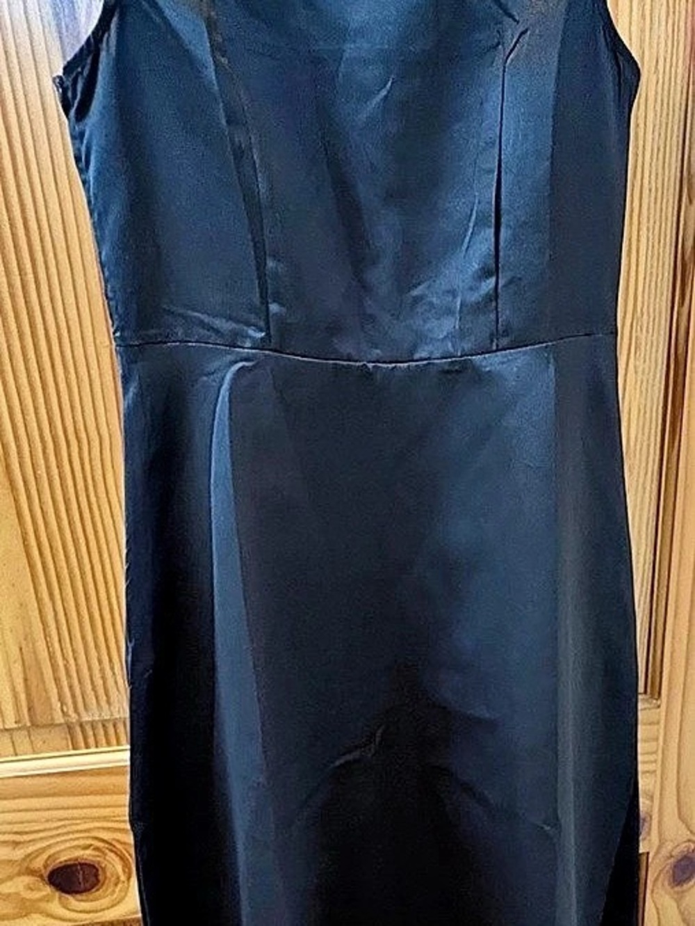 ZANZEA Black Sleeveless Square Neck Midi Dress NWT Size L A-Line